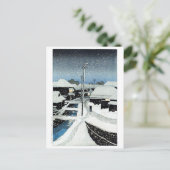 ukiyoe - hasui - C07 - Het dorp Terashima ... Briefkaart (Staand voorkant)