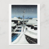 ukiyoe - hasui - C07 - Het dorp Terashima ... Briefkaart (Voorkant)