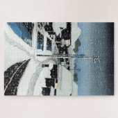 ukiyoe - hasui - C07 - Het dorp Terashima ... Legpuzzel (Horizontaal)