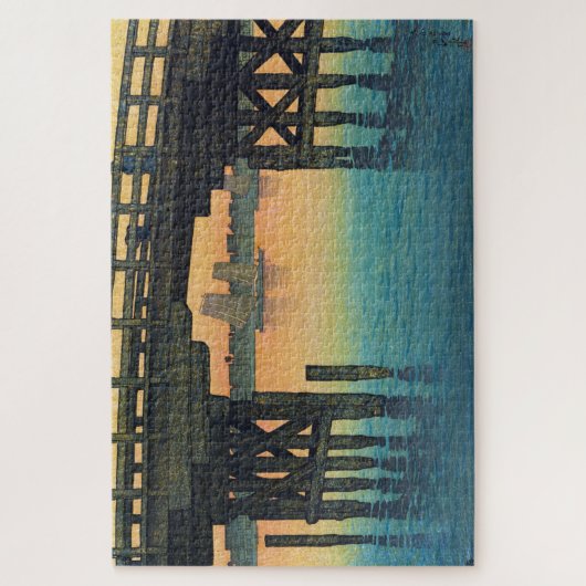 ukiyoe - hasui - C10 - Kaminohashi Bridge ... Legpuzzel (Verticaal)