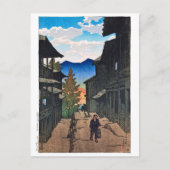 ukiyoe [hasui] C13 Herfst in de Arayu Spa Briefkaart (Voorkant)