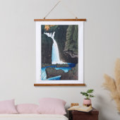 ukiyoe [hasui] C14 Yūhi waterval bij Shiobara Hangend Wandkleed (Slaapkamer)