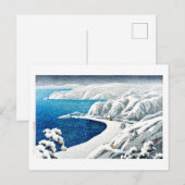 ukiyoe [hasui] C18 Nishimikawazaka op Sado Island Briefkaart (Voorkant / Achterkant)