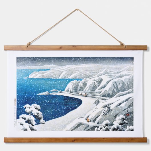 ukiyoe [hasui] C18 Nishimikawazaka op Sado Island Hangend Wandkleed (Voorkant)