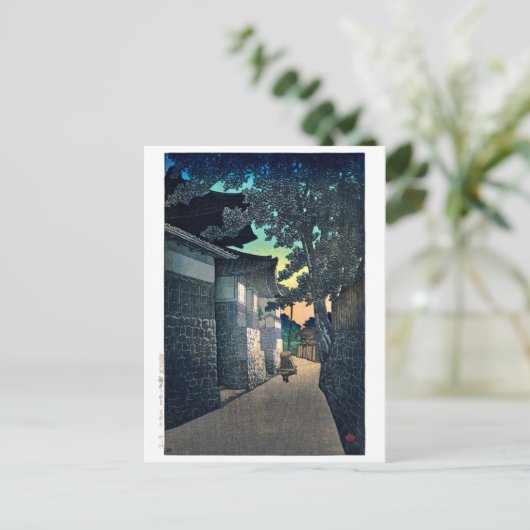 ukiyoe [hasui] C20 Kosho tempel, Himi, Etchu Briefkaart (Staand voorkant)