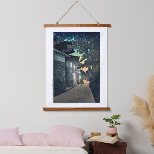 ukiyoe [hasui] C20 Kosho tempel, Himi, Etchu Hangend Wandkleed (Slaapkamer)