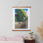 ukiyoe [hasui] C21 Shimohonda-town, Kanazawa Hangend Wandkleed (Slaapkamer)