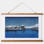 ukiyoe [hasui] C22 Haven van Ebisu, Sado Island Hangend Wandkleed (Voorkant)