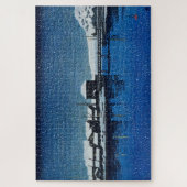 ukiyoe [hasui] C22 Haven van Ebisu, Sado Island Legpuzzel (Verticaal)