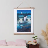 ukiyoe [hasui] C25 Asahi Bridge, Ojiya Hangend Wandkleed (Slaapkamer)