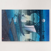 ukiyoe [hasui] C25 Asahi Bridge, Ojiya Legpuzzel (Horizontaal)