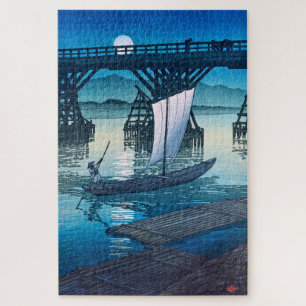 ukiyoe [hasui] C25 Asahi Bridge, Ojiya Legpuzzel