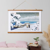 ukiyoe [hasui] C27 Amanohashidate in Sneeuw Hangend Wandkleed (Slaapkamer)