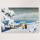 ukiyoe [hasui] C27 Amanohashidate in Sneeuw Legpuzzel (Horizontaal)