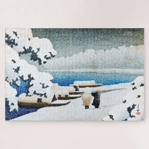 ukiyoe [hasui] C27 Amanohashidate in Sneeuw Legpuzzel