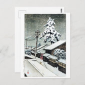 ukiyoe [hasui] C30 Miyazu in de provincie Tango Briefkaart (Voorkant / Achterkant)