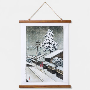 ukiyoe [hasui] C30 Miyazu in de provincie Tango Hangend Wandkleed