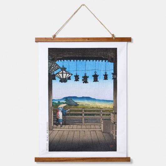 ukiyoe [hasui] C31 Nigatsu Hall, Nara Hangend Wandkleed (Voorkant)