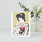 ukiyoe - hasui - m01 - De fadende lente - Briefkaart (Staand voorkant)