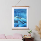 ukiyoe - hasui - m04 - Hataori Hot Spring - Hangend Wandkleed (Slaapkamer)