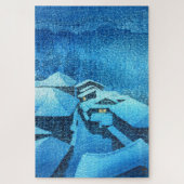 ukiyoe - hasui - m04 - Hataori Hot Spring - Legpuzzel (Verticaal)