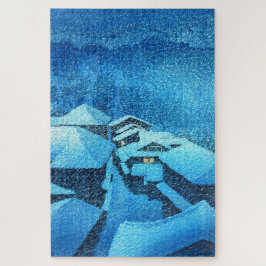 ukiyoe - hasui - m04 - Hataori Hot Spring - Legpuzzel