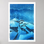 ukiyoe - hasui - m04 - Hataori Hot Spring - Poster (Voorkant)