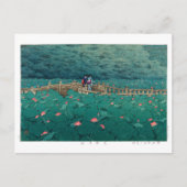 ukiyoe - hasui - m05 - Bentenike Pond, Shiba - Briefkaart (Voorkant)