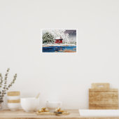 ukiyoe - hasui - m06 - Sneeuw bij de ingang van he Poster (Keuken)