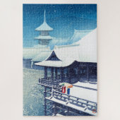 ukiyoe - hasui - m07 - Spring Snow - Legpuzzel (Verticaal)