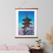 ukiyoe - hasui - m08 - Voorjaarsavond - Hangend Wandkleed (Slaapkamer)