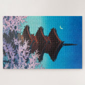 ukiyoe - hasui - m08 - Voorjaarsavond - Legpuzzel (Horizontaal)