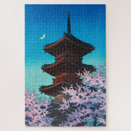 ukiyoe - hasui - m08 - Voorjaarsavond - Legpuzzel