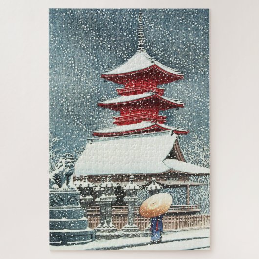 ukiyoe - hasui - m10 - Toshogu Shrine, Ueno - Legpuzzel (Verticaal)
