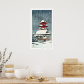 ukiyoe - hasui - m10 - Toshogu Shrine, Ueno - Poster (Keuken)