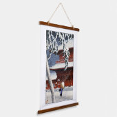 ukiyoe hasui n04 Zōjō-ji Temple in Shiba Hangend Wandkleed (Gebogen)