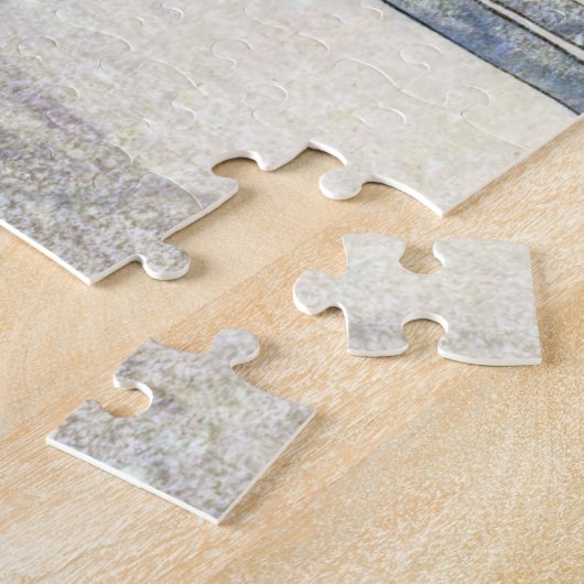 ukiyoe hasui n04 Zōjō-ji Temple in Shiba Legpuzzel (Zijkant)