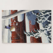 ukiyoe hasui n04 Zōjō-ji Temple in Shiba Legpuzzel (Horizontaal)