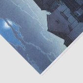 ukiyoe hasui n07 Matsue, Izumo (waze maan) Tissuepapier (Detail)