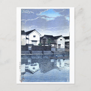 ukiyoe hasui n09 Matsue, Izumo (Dag van de Troebel Briefkaart