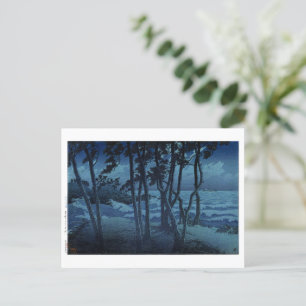 ukiyoe hasui n10 Hinomisaki in Izumo Briefkaart