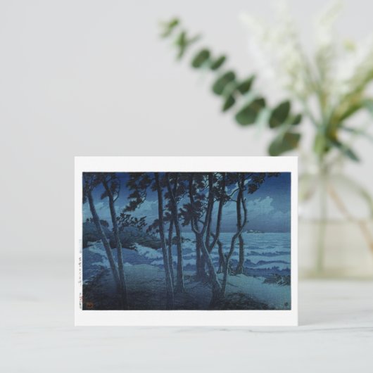 ukiyoe hasui n10 Hinomisaki in Izumo Briefkaart (Staand voorkant)