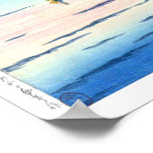 ukiyoe hasui n11 Morning at Mihogaseki in Izumo Poster (Hoek)