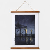 ukiyoe hasui n13 Shin Ohashi Bridge Hangend Wandkleed (Voorkant)