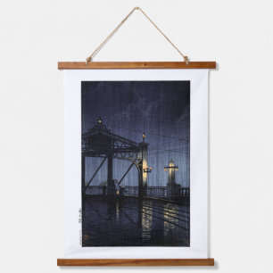 ukiyoe hasui n13 Shin Ohashi Bridge Hangend Wandkleed