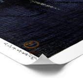 ukiyoe hasui n13 Shin Ohashi Brug Poster (Hoek)