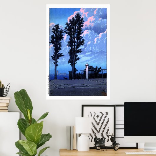 ukiyoe hasui n14 Kanda Myojin Shrine Precent Poster (Thuiskantoor)