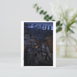 ukiyoe hasui n15 Arifuku Spa, Iwami Briefkaart