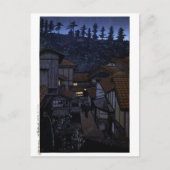 ukiyoe hasui n15 Arifuku Spa, Iwami Briefkaart (Voorkant)