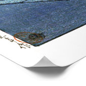 ukiyoe hasui n17 Kōzu, Osaka Poster (Hoek)